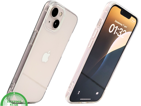PureFlex Transparant Hoesje &ndash; iPhone 13 / 14 | Ultradun &amp; Beschermend | Telefoonstar.nl