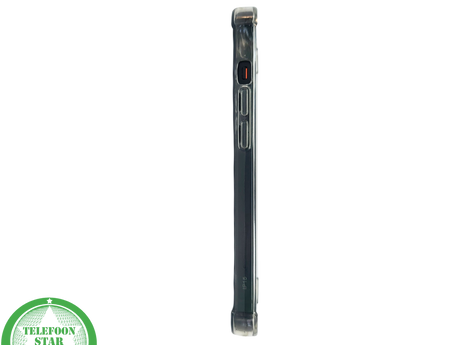 iPhone 15 Plus Transparant Hoesje &ndash; Met Opklapbare Kaarthouder &amp; Stevige Bescherming
