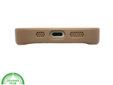 iPhone 15 Pro Hoesje met Ringhouder &ndash; Luxe Bescherming in Bruin-Zwart Design