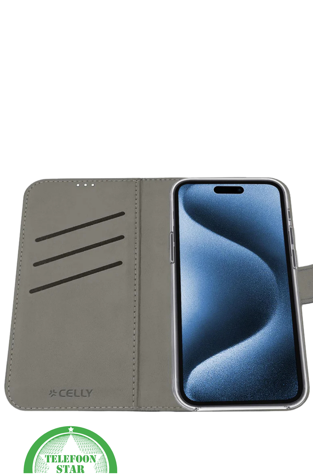 iPhone 16 Pro Bookcase Hoesje &ndash; Zwart| Elegant Design met Volledige Bescherming