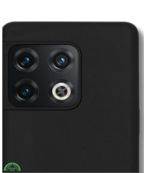 Zwart Hoesje voor OnePlus 10 Pro SilkShield Matte Soft Case