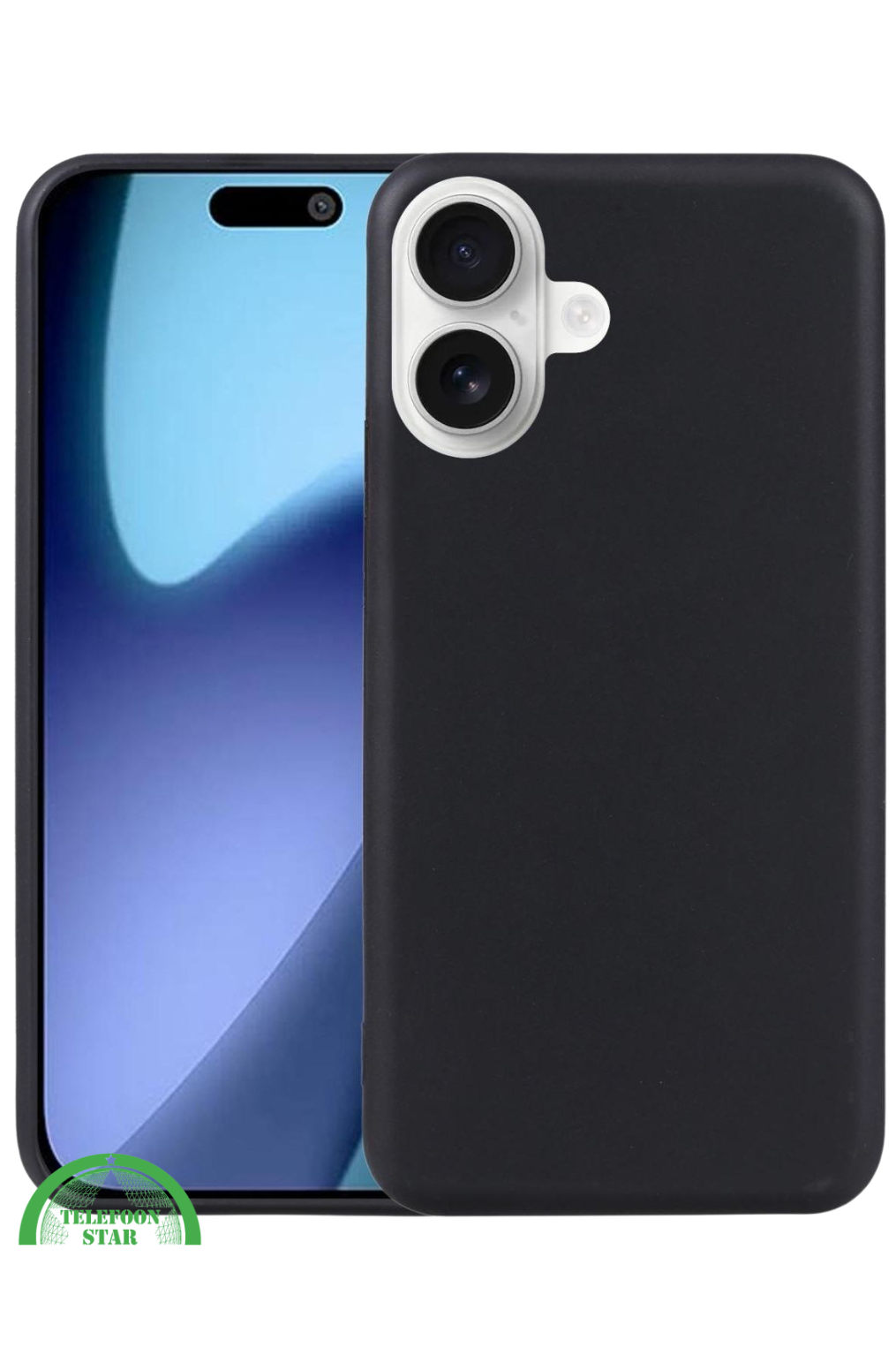 Silicone Hoesje voor iPhone 17 &ndash; Zwart, Modern en Betrouwbaar