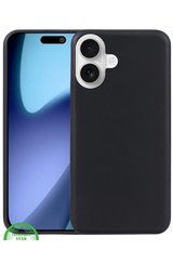 Silicone Hoesje voor iPhone 17 – Zwart, Modern en Betrouwbaar