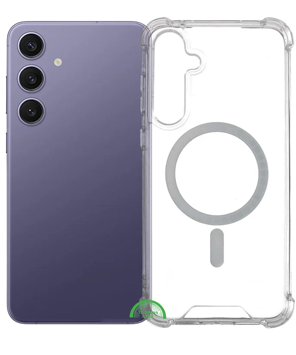 Hoesje voor Samsung Galaxy S23 Plus transparant TPU, Slank, Sterk & MagSafe-Compatibel