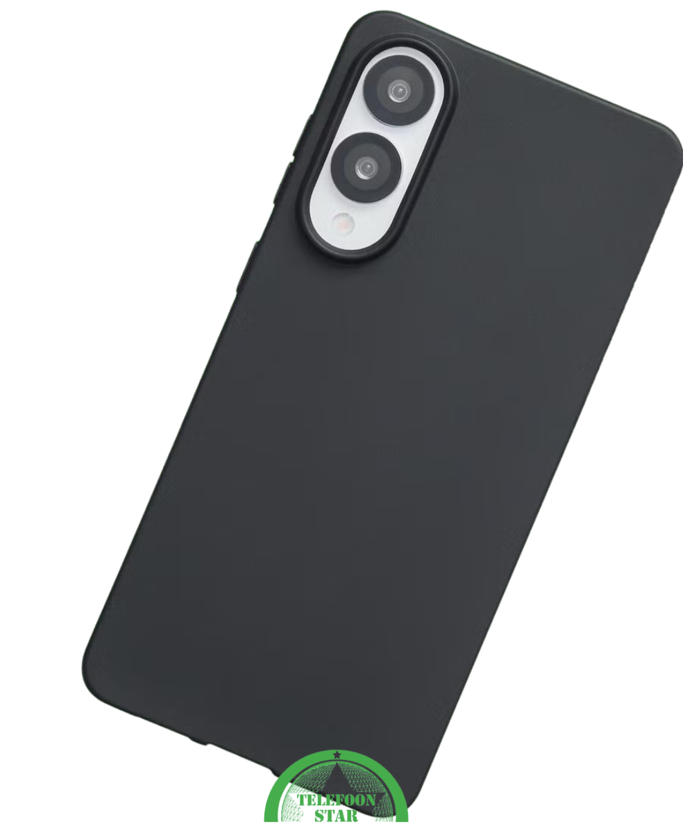 Zwart Hoesje voor Samsung S25 Edge – Slank, Gripvast & Krasbestendig