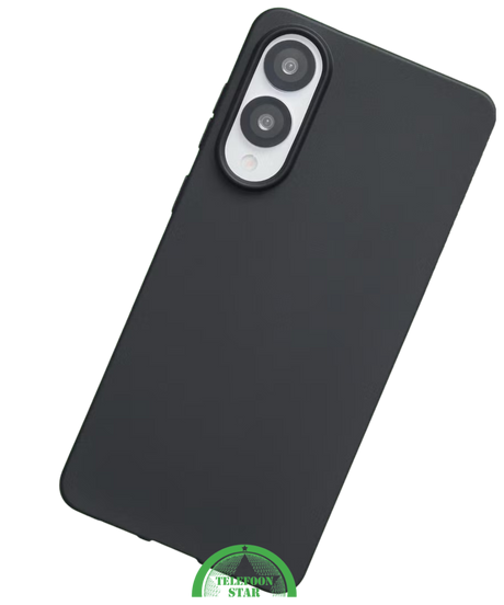 Zwart Hoesje voor Samsung S25 Edge – Slank, Gripvast & Krasbestendig