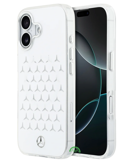 Hoesje iPhone 17 Wit AeroPattern ClearShield Slank en nauwsluitend