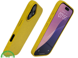 iPhone 16 Plus geel eco vriendelijk bioplastic schokbestendige cover