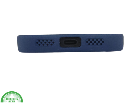 iPhone 16 Pro Donkerblauw Hoesje Met Ringhouder Stevige Rugcover Voor Extra Grip