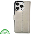 Groen Bookcase Hoesje 2 en 1 iPhone 15 Pro Max&ndash; Lederen Look &amp; Kaartvak | Telefoonstar.nl