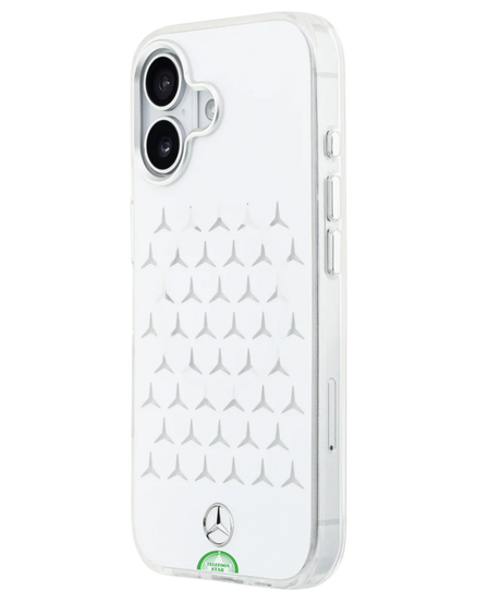 Hoesje iPhone 17 Wit AeroPattern ClearShield Slank en nauwsluitend