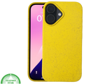 iPhone 16 Plus geel eco vriendelijk bioplastic schokbestendige cover