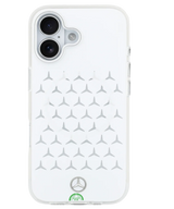 Hoesje iPhone 17 Wit AeroPattern ClearShield Slank en nauwsluitend