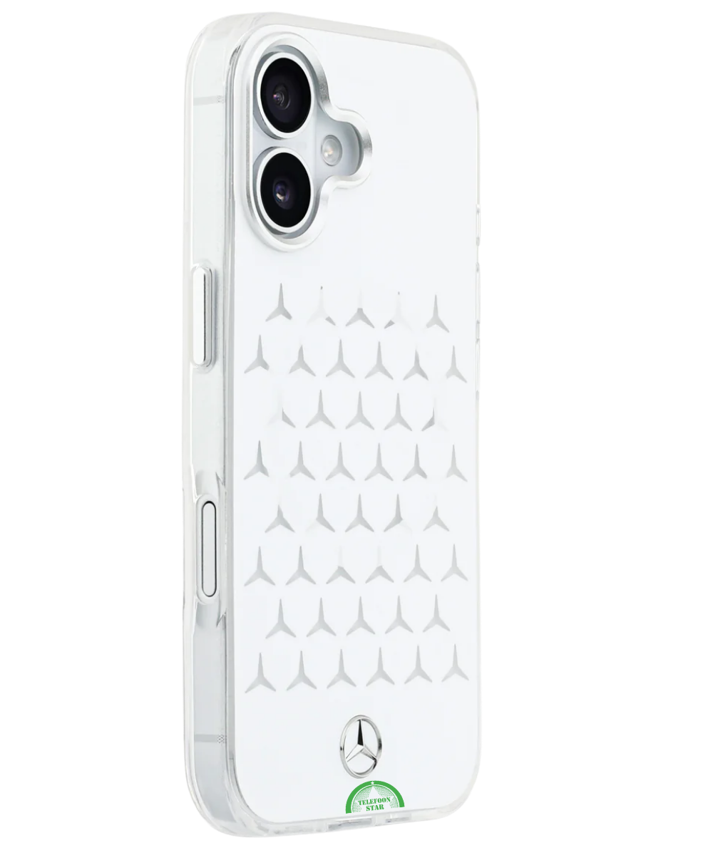 Hoesje iPhone 17 Wit AeroPattern ClearShield Slank en nauwsluitend