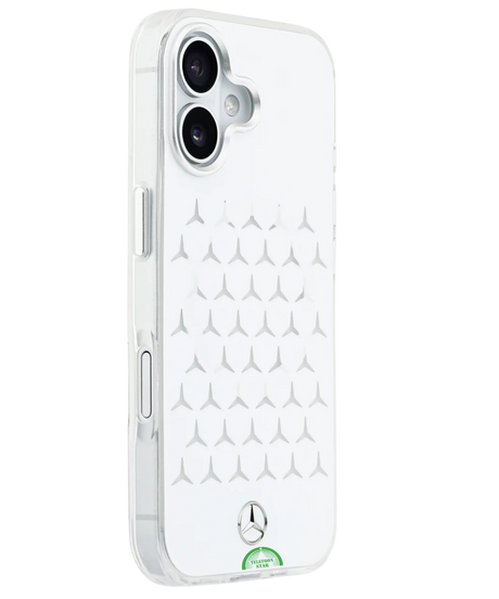 Hoesje iPhone 17 Wit AeroPattern ClearShield Slank en nauwsluitend