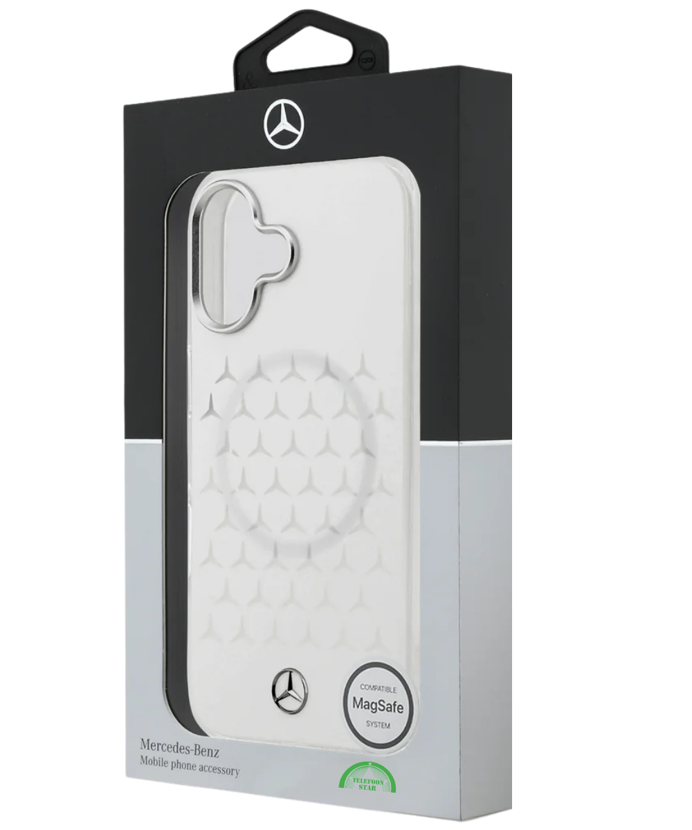 Hoesje iPhone 17 Wit AeroPattern ClearShield Slank en nauwsluitend