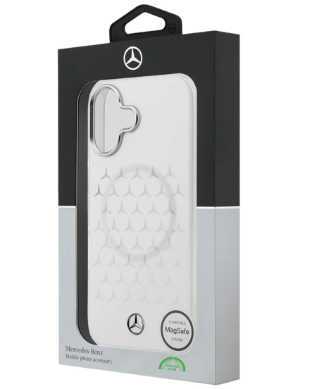 Hoesje iPhone 17 Wit AeroPattern ClearShield Slank en nauwsluitend