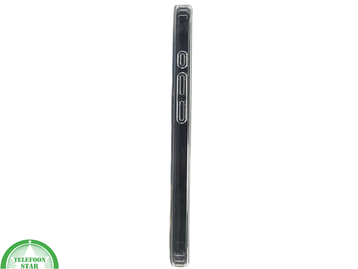 iPhone 16 Pro Transparant Hoesje Met Groene Bloemenprint Elegante Achterkant Bescherming