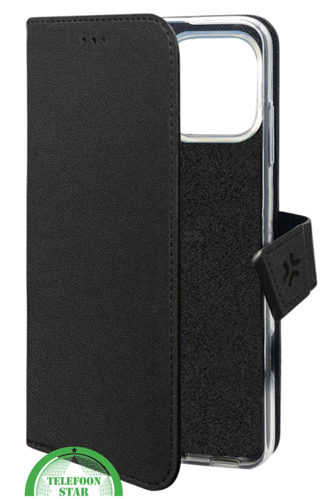 iPhone 16 Pro Bookcase Hoesje &ndash; Zwart| Elegant Design met Volledige Bescherming