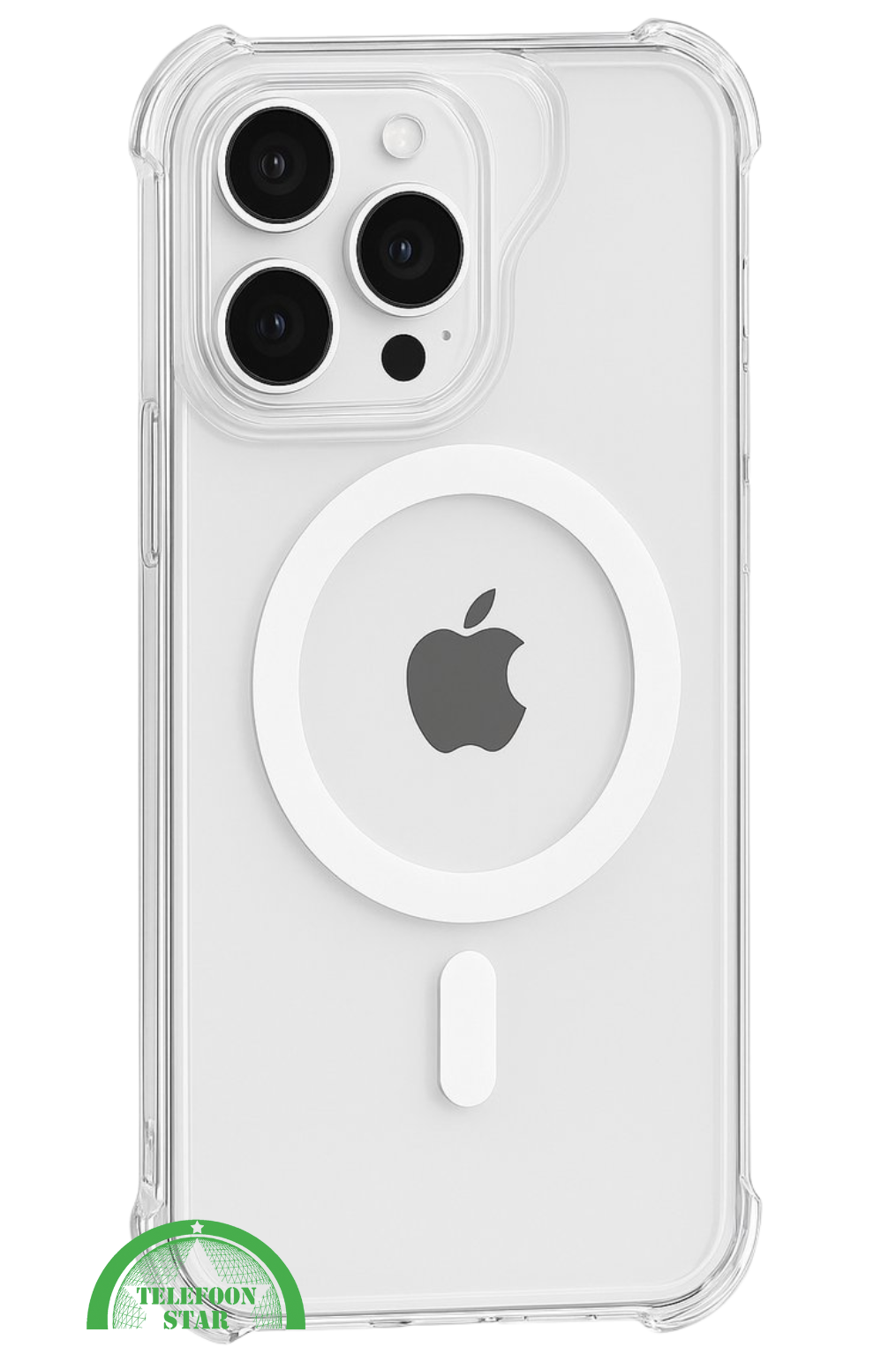 MagSafe Hoesje voor iPhone 16 Pro Silicone &ndash; Transparant, Flexibel &amp; Compatible | Telefoonstar