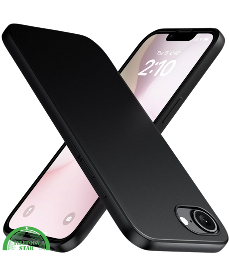 Hoesje voor iPhone 16E Zwart Beschermhoesje &ndash; Slank, Sterk &amp; Stijlvol, Silicone