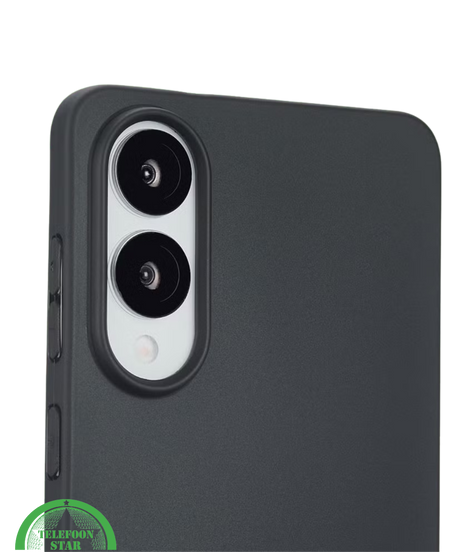 Zwart Hoesje voor Samsung S25 Edge – Slank, Gripvast & Krasbestendig
