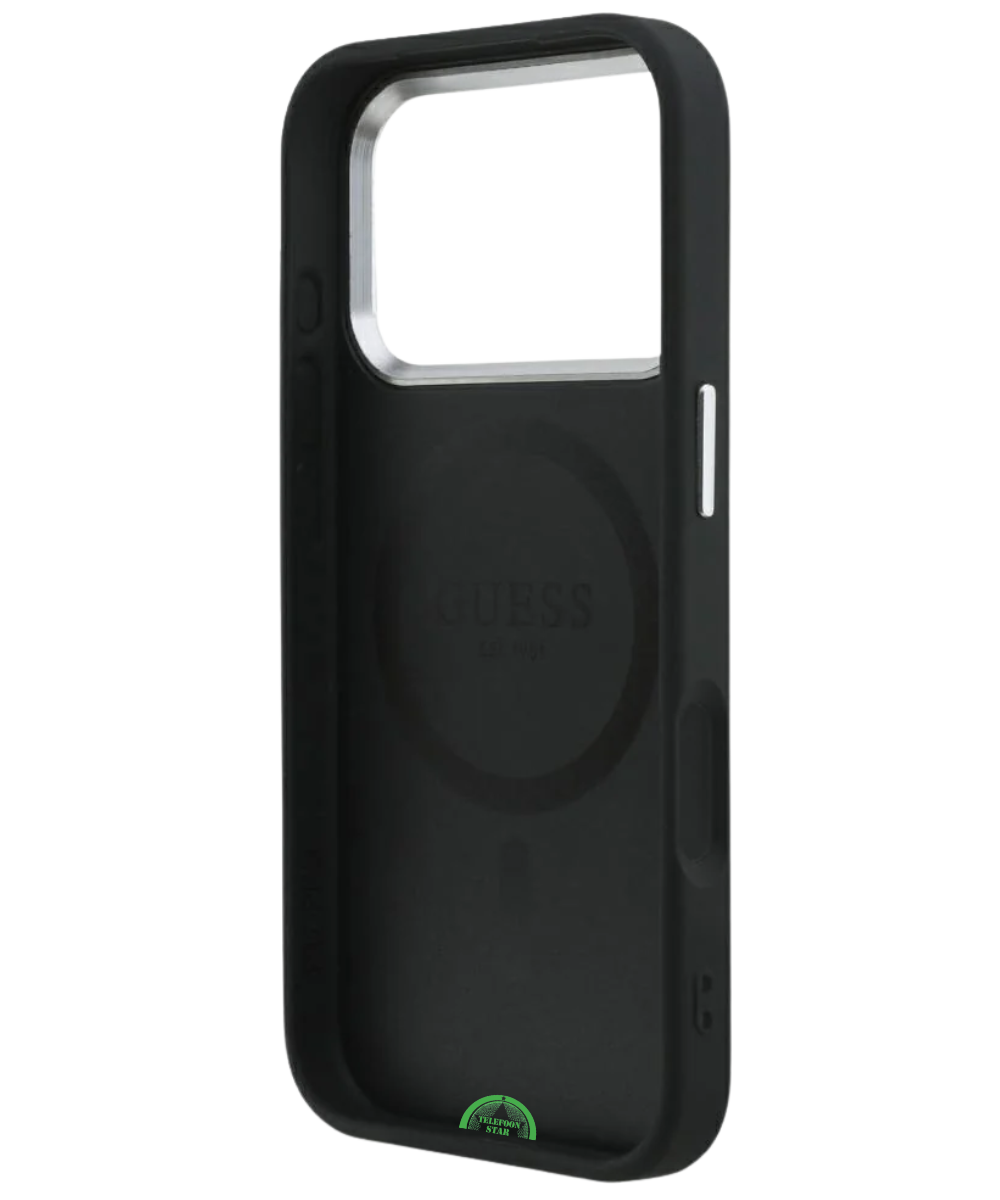 Hoesje voor iPhone 17 Pro Zwart met Grip &amp; Camera-rand