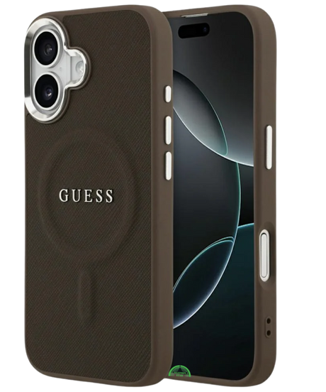 Hoesje voor iPhone 17 Air Bruin met Camera-Beschermrand