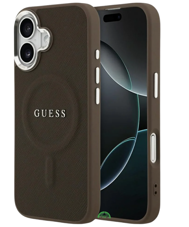 Hoesje voor iPhone 17 Air Bruin met Camera-Beschermrand