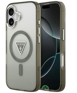 Hoesje iPhone 17 Transparant Grijs MagRing SmokeShield Case