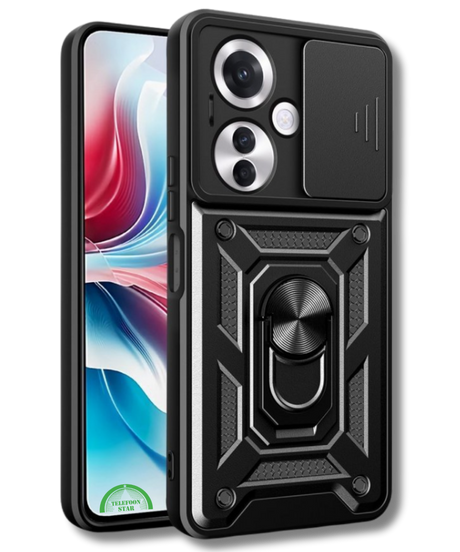 Hoesje voor Oppo Reno 11F met Camera-Slider Kickstand