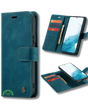 Hoesje voor Oppo Reno 11F Blauwgroen Bookcase Premium kunstleer volledig