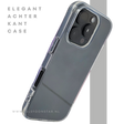 iPhone 16 Pro Transparant Hoesje &ndash; Glanzende Grijze Achterkant met Stevige Bescherming
