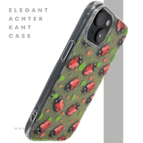 iPhone 15 Plus Hoesje &ndash; Lieveheersbeestjes Design | Transparant, Vrolijk &amp; Beschermend