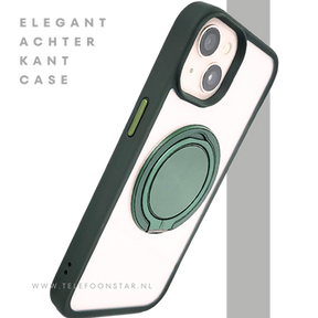 CoverGrip MagSafe Case &ndash; iPhone 13 / 14 Hoesje met Groene Ring | Telefoonstar.nl