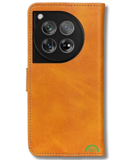 Bookcase Hoesje voor OnePlus 12 Vintage Leer Look met Magnetische Sluiting