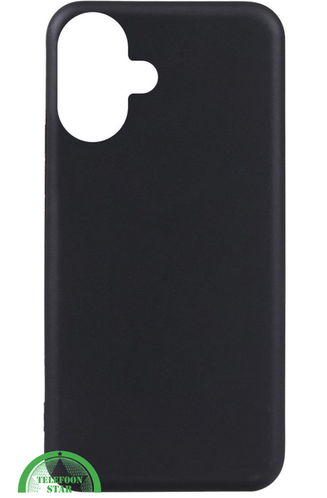 Silicone Hoesje voor iPhone 17 &ndash; Zwart, Modern en Betrouwbaar