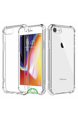 Hoesje voor iPhone SE Shockproof Transparante Cover &ndash; Slank, Gripvast &amp; Beschermend