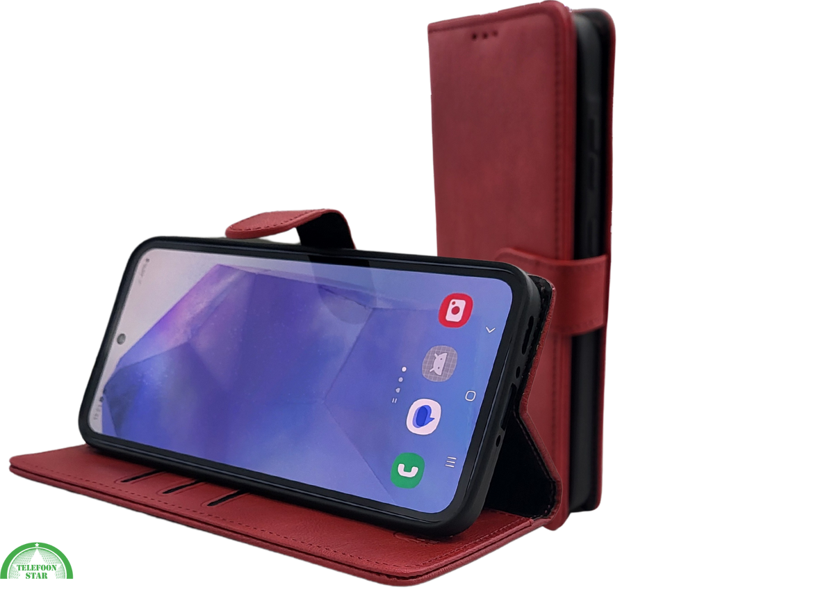 Hoesje voor Samsung Galaxy S26 Plus Boekcase Leer Rood