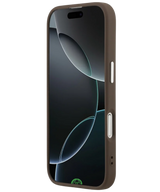 Hoesje voor iPhone 17 Air Bruin met Camera-Beschermrand