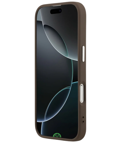 Hoesje voor iPhone 17 Air Bruin met Camera-Beschermrand