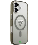 Hoesje iPhone 17 Transparant Grijs MagRing SmokeShield Case