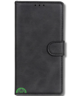 Bookcase Hoesje voor OnePlus 12 Zwart Vintage Leer Look met Magnetische Sluiting