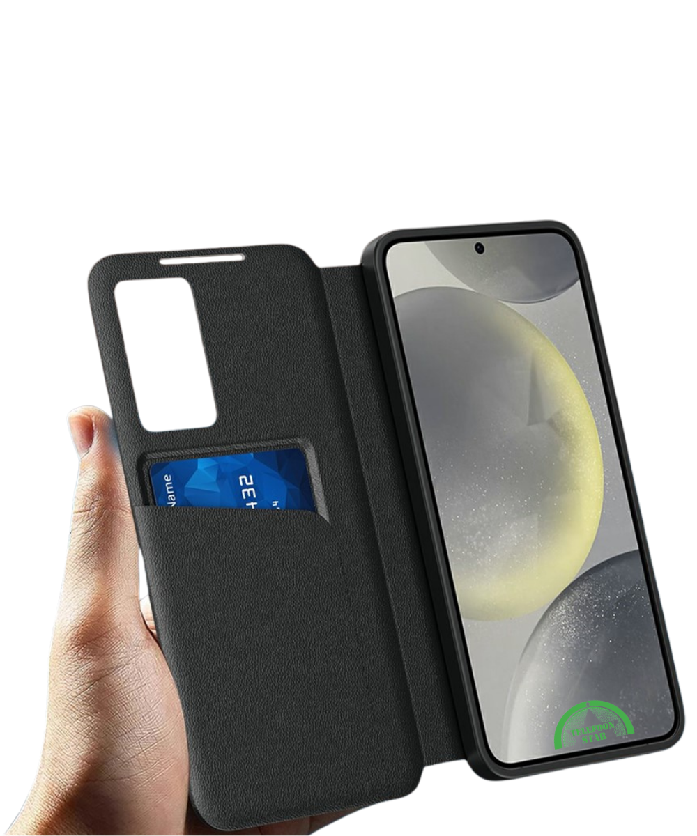 Samsung Galaxy S26 Ultra Smart View Hoesje Met Pasjeshouder Zwart