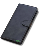 Bookcase Hoesje voor OnePlus 12 Zwart Vintage Leer Look met Magnetische Sluiting