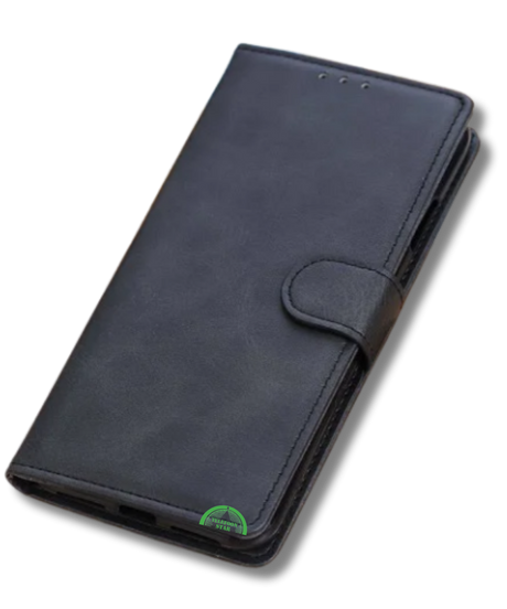 Bookcase Hoesje voor OnePlus 12 Zwart Vintage Leer Look met Magnetische Sluiting