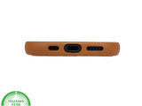 iPhone 15 Hoesje &ndash; Cognacbruin met Pasjeshouder | Functioneel &amp; Stijlvol