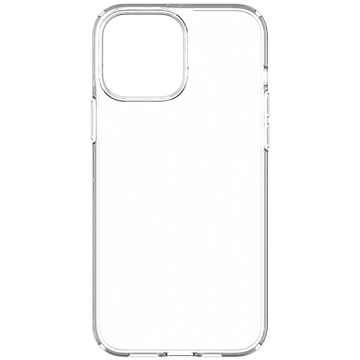 iPhone 13 hoesje siliconen transparant case achterkant