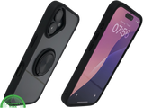 iPhone 16 hoesje groen transparant met MagSafe ring en schokbestendige bescherming