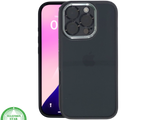 hoesje doorzichtig zwarte randen silicone voor iPhone 16 Pro Max